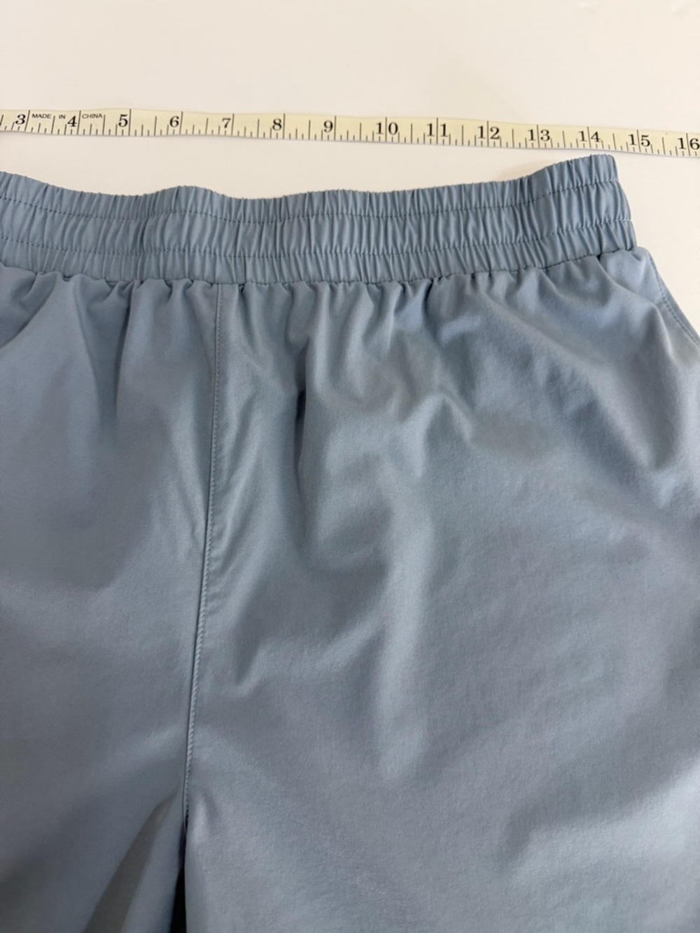 Alphalete Men's Core Stride Performance Shorts Light Blue Size Large Athletic - Picture 5 of 5